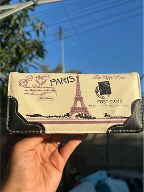 Travel Paris Wallet with Eiffel Tower